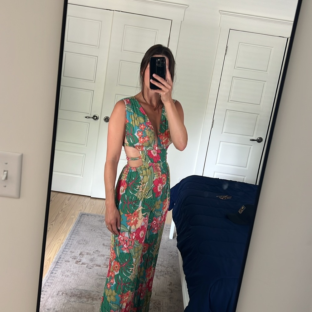 Boutique // Floral Maxi Romper